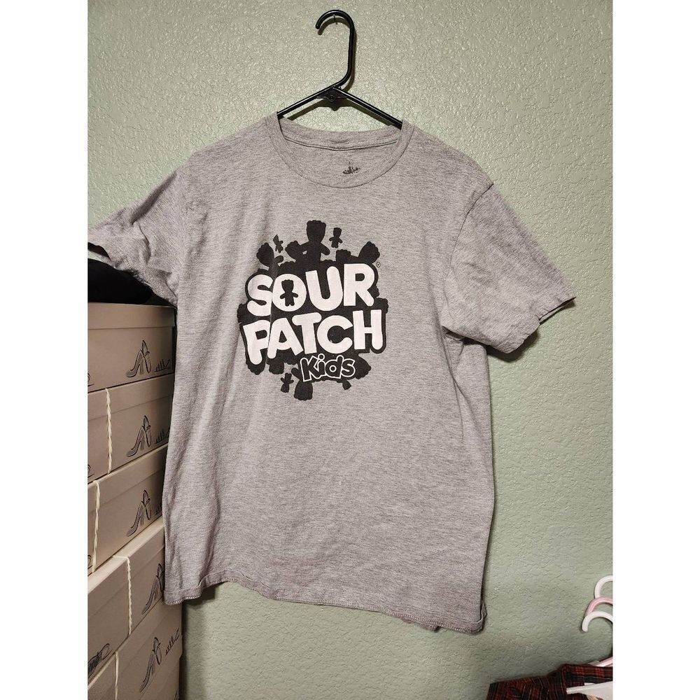 Large sour patch kids shirt grey